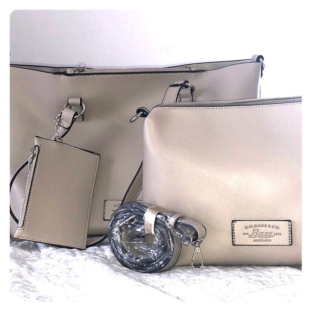 Bass purse and travel bag set